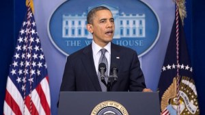 President Obama addressing the nation about the Newtown shooting (AP/Carolyn Kaster)